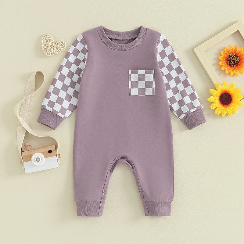 Checkered Romper