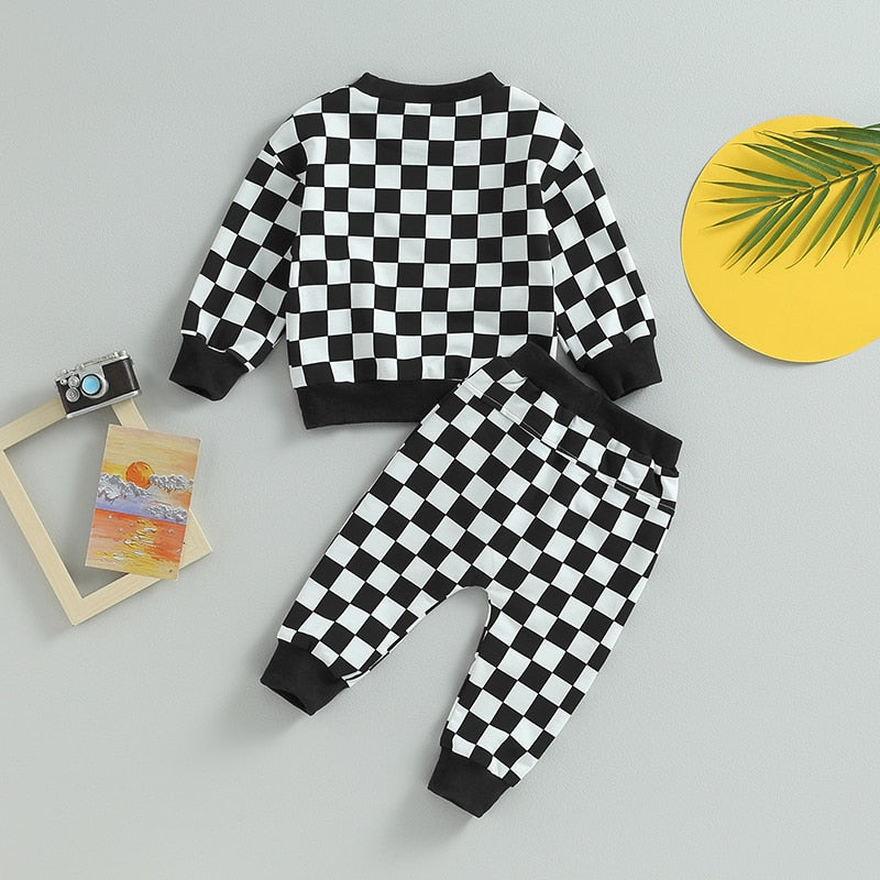 Checkered Sweatsuit