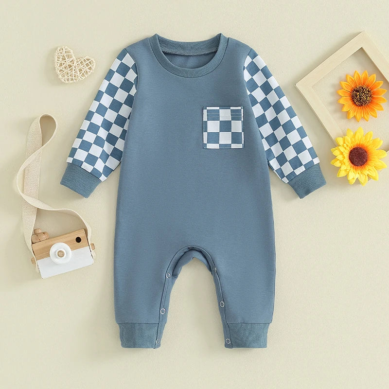 Checkered Romper