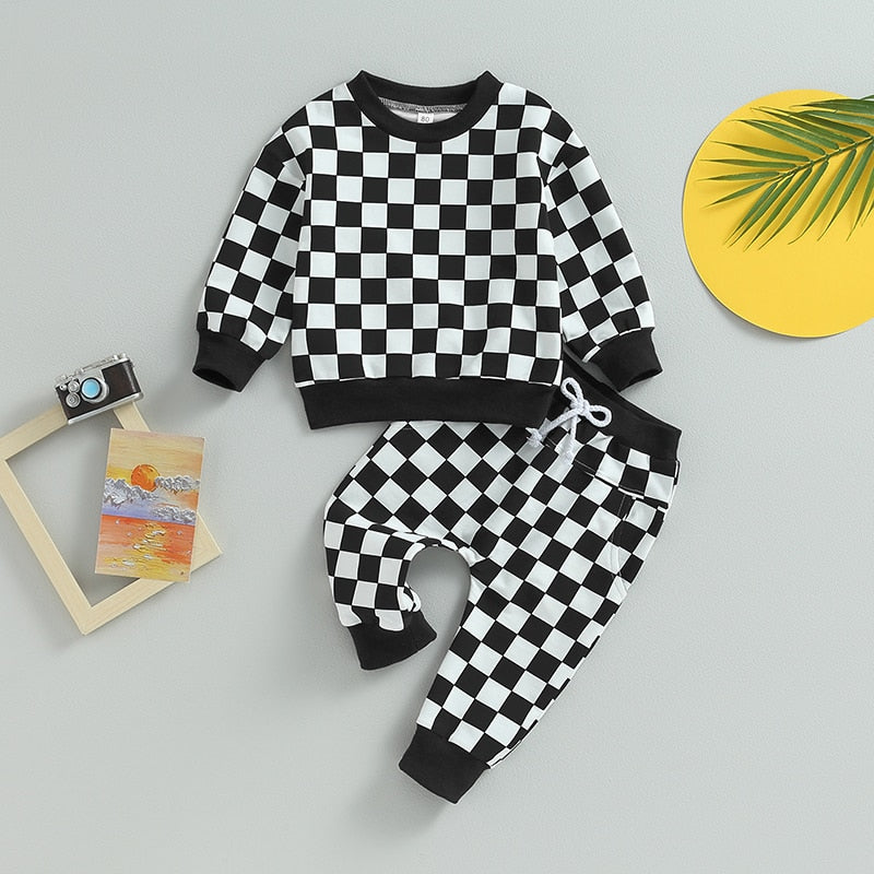 Checkered Sweatsuit