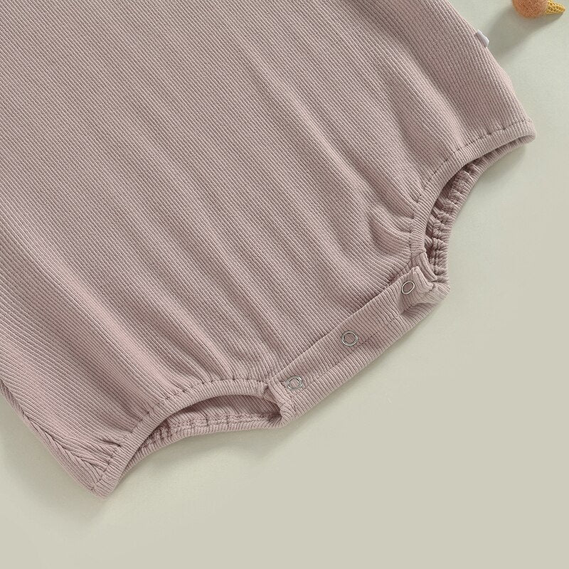 Solid Bubble Romper