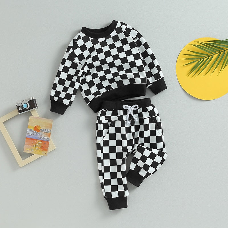 Checkered Sweatsuit