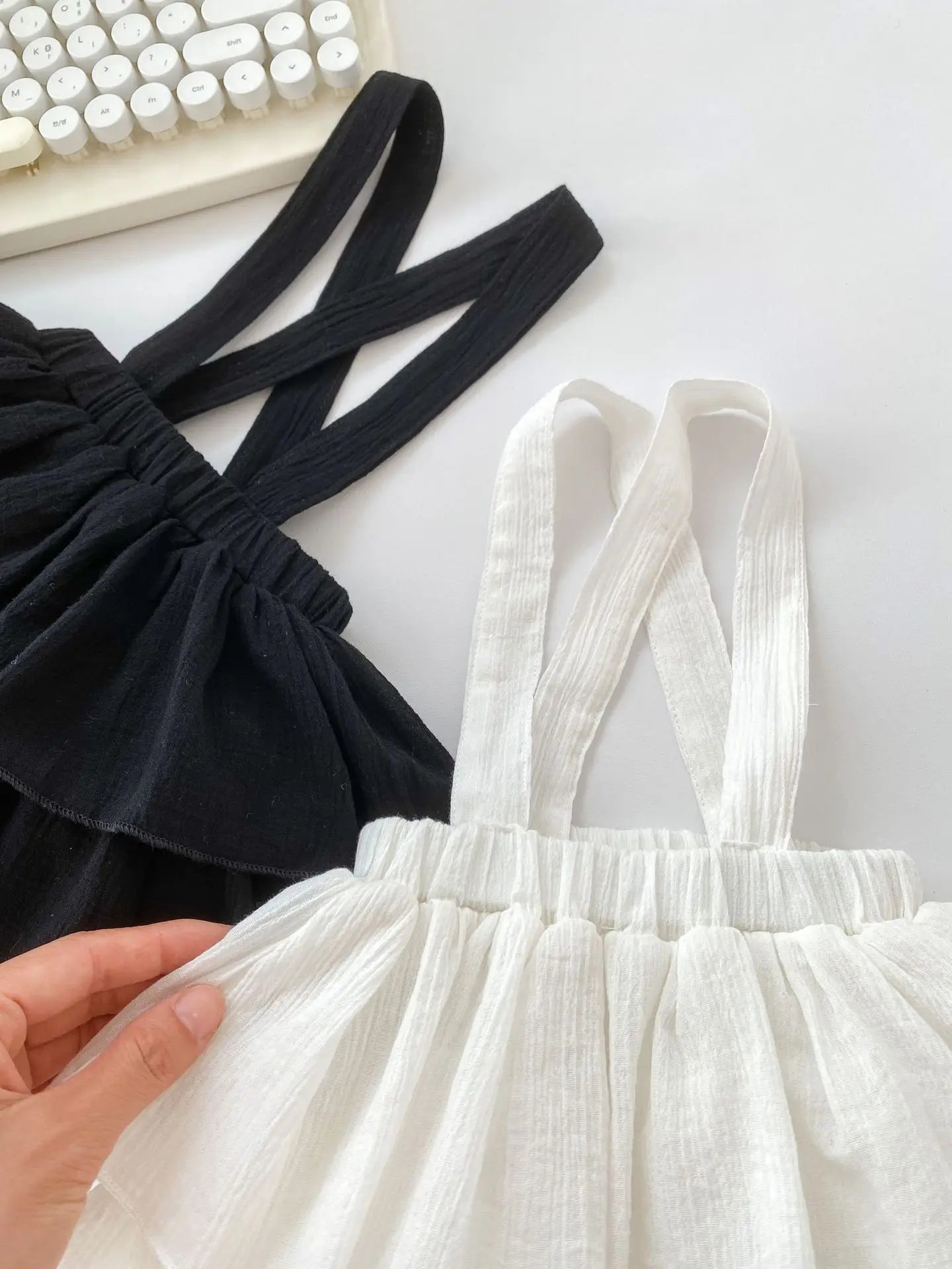 Ruffle Suspenders