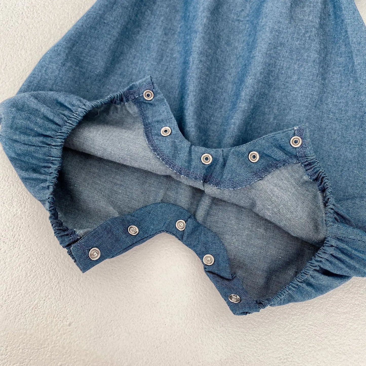 Soft Denim Ruffle