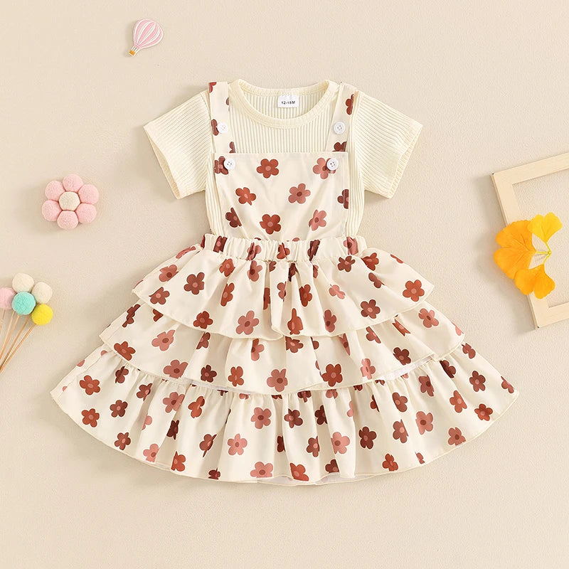 Tri Ruffles Dress