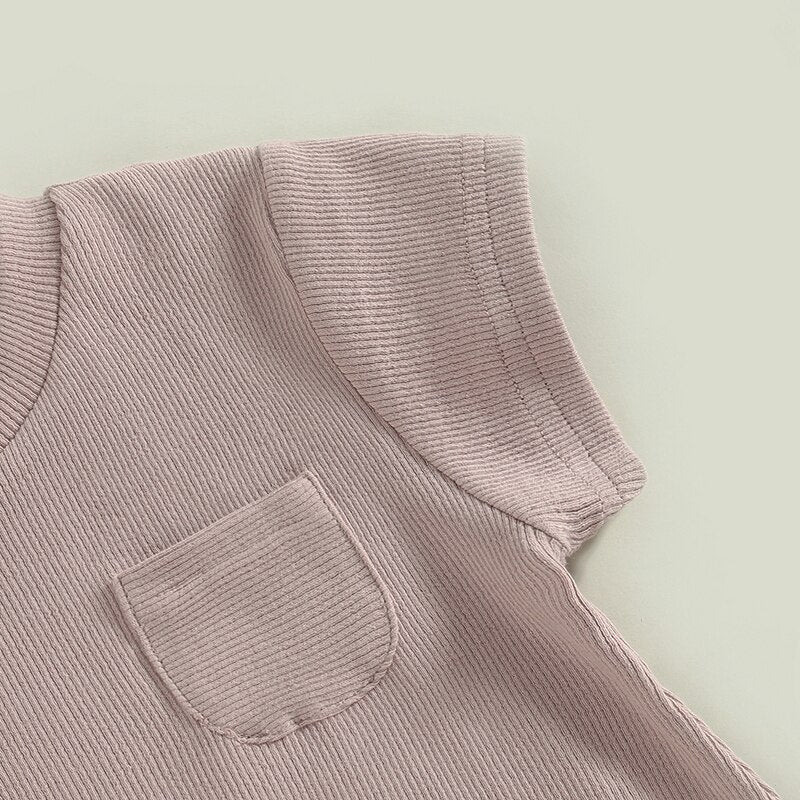 Solid Bubble Romper