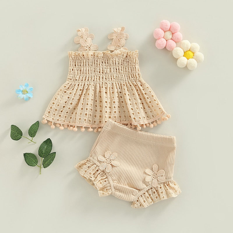 Neutral Summer Ruffle