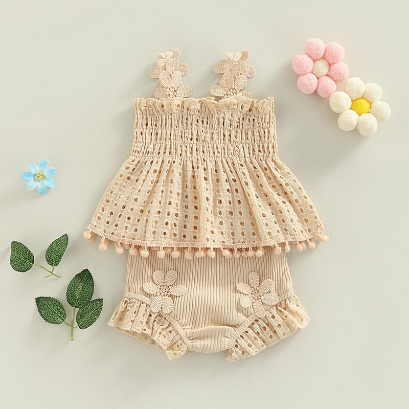 Neutral Summer Ruffle