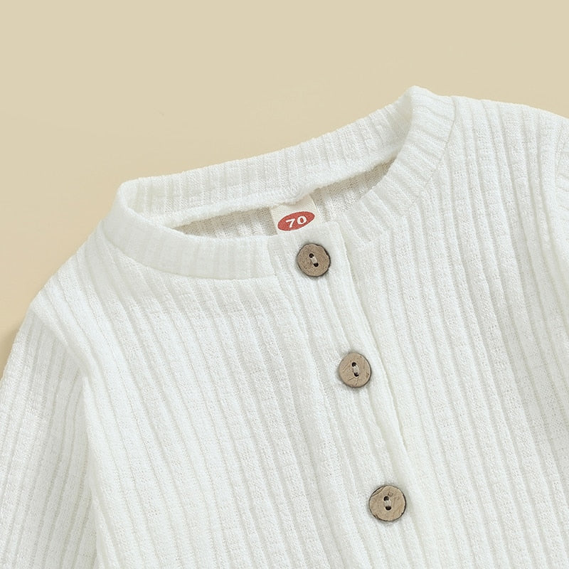 Ribbed Button Up