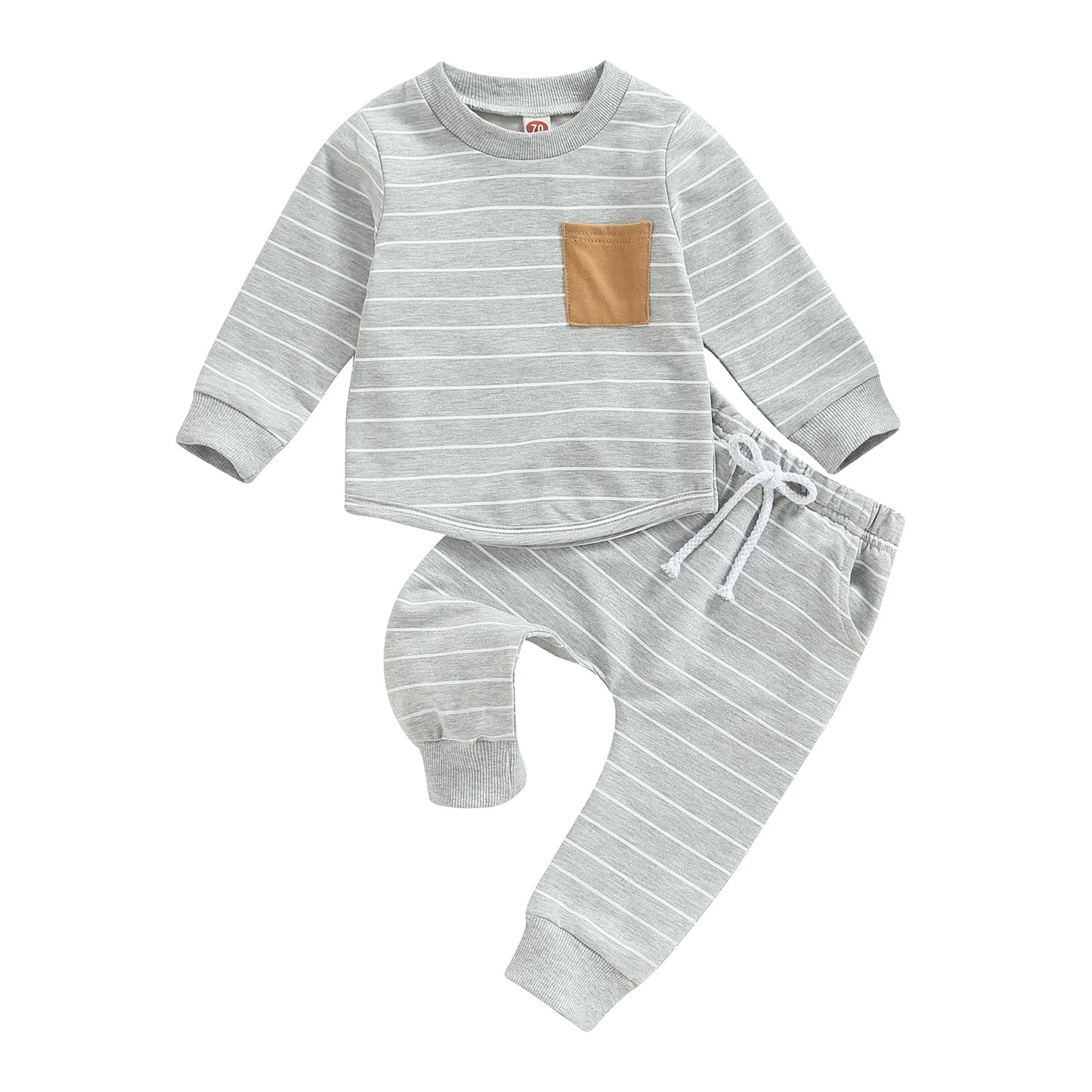 Striped Crew Sweats