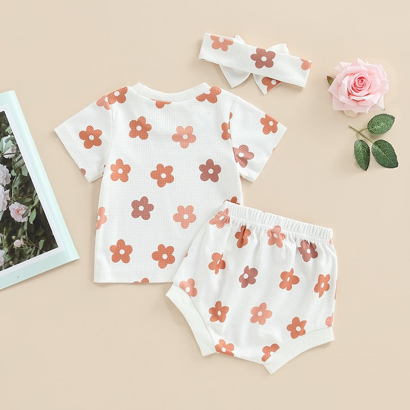 All Floral Waffle Set