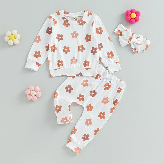 Floral 3pcs Sweatsuit