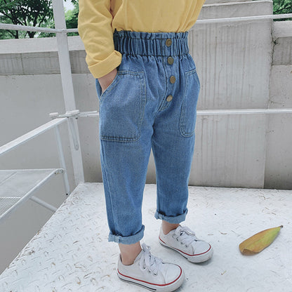 Loose Fit Denim Pants