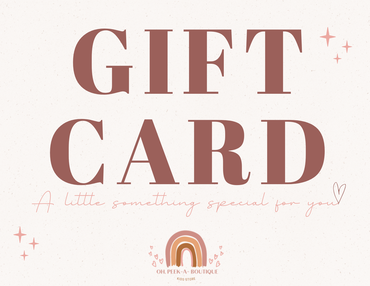 Oh, Peek A Boutique Gift Card